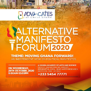 Alternative manifesto forum by the Advocates for Christ