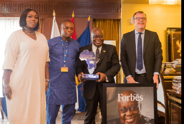 President Nana Addo Dankwa Akufo-Addo presented with Forbes award