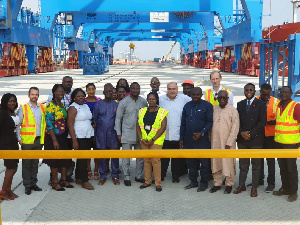 The Committee with the MPS Team at the New Port