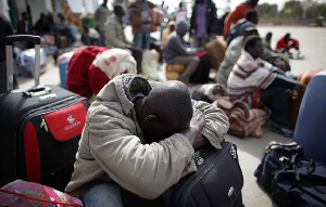 File photo of migrants