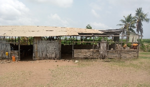 The dilapidated school block