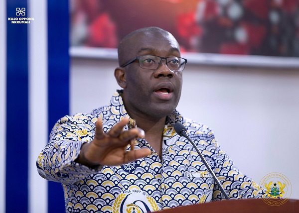 Information Minister, Kojo Oppong Nkrumah