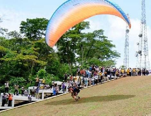 Paragliding is a major feature of Easter celebrations in Kwahu