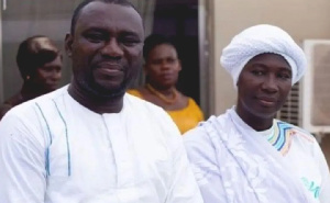 Cecilia Marfo and her husband