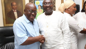 Vice President, Dr Mahamudu Bawumia and Nana Akufo-Addo