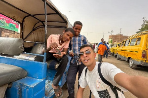 Egyptian travel blogger, Ahmed El-Badawy, has been stuck in Khartoum