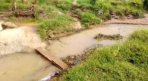 Current state of bridge at Ohwim Tigo Junction