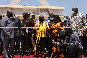 President Nana Addo Dankwa Akufo-Addo unveils Zoomlion's unveils 500 state-of-the-art waste trucks