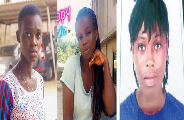 The three kidnapped Takoradi girls