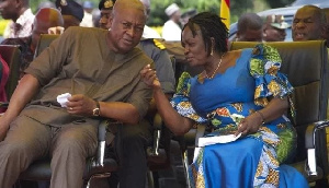 John Mahama and Naana Jane Opoku Agyemang